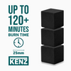 KENZ Low-Ash Coconut Charcoal 25mm Cubes